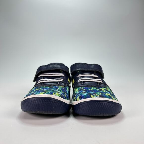 Stride Rite Thompson Blue Green Hook & Loop Strap Sneaker Shoes Kids Size 8M - Picture 2 of 8